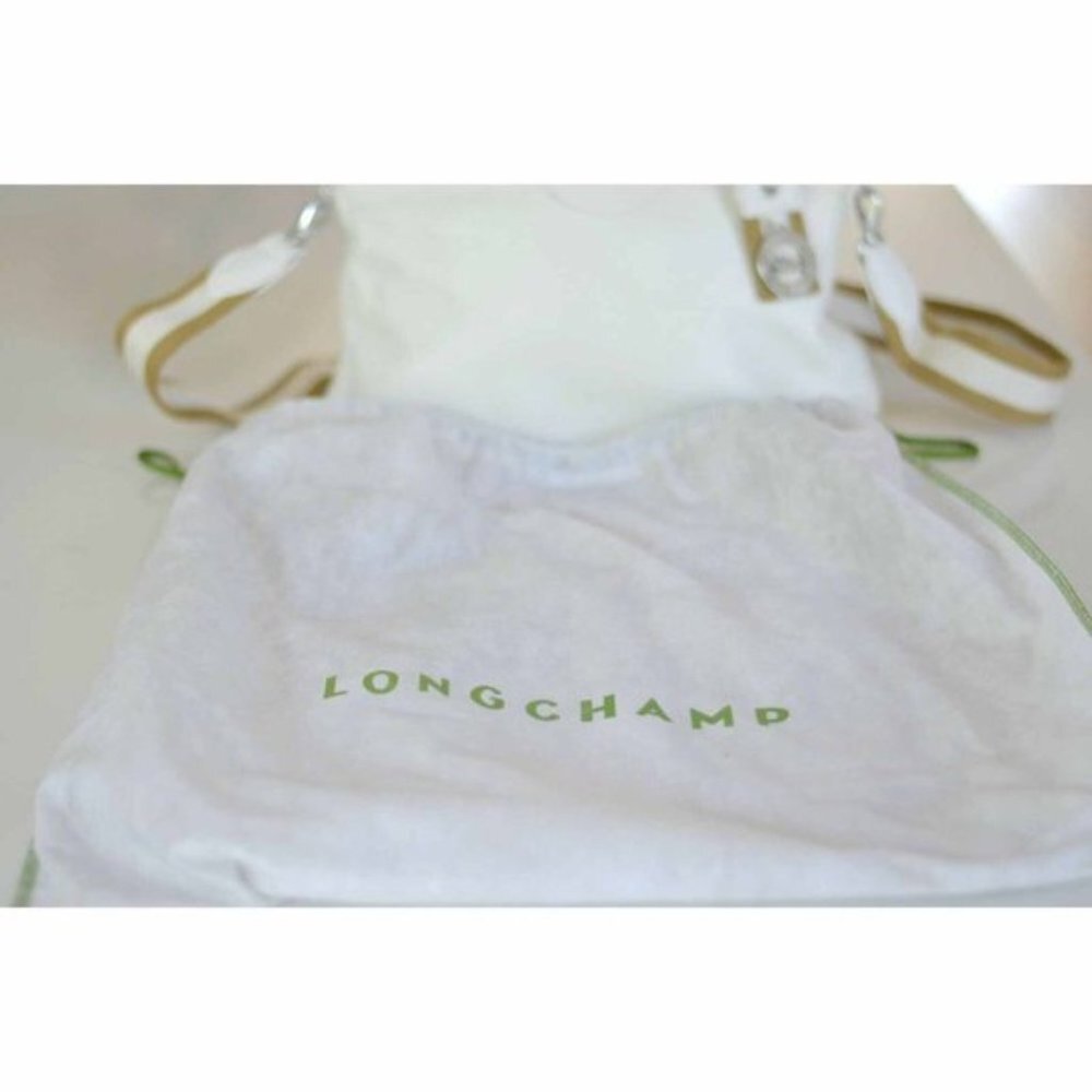 Longchamp Women's White Top Handle Lightweight Crossbody Tote Shoulder Bag - Picture 5 of 11